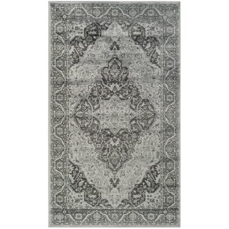 Safavieh Vintage Power Loomed Small Rectangle Rug- Light Blue - Multi- 3 Ft. 3 In. X 4 Ft. 7 In. VTG159-110-34